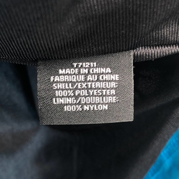 Sun Mountain Rainflex Jacket Mock Neck Zip Up Long Sleeve Blue Black Size M NWT - Picture 9 of 9